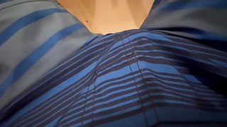 Teen wretch PEES increased by CUMS in swimsuit!